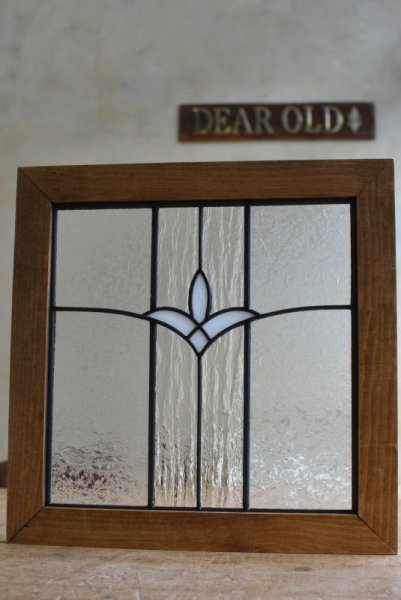 画像2: ステンドグラス 白ゆり (2)