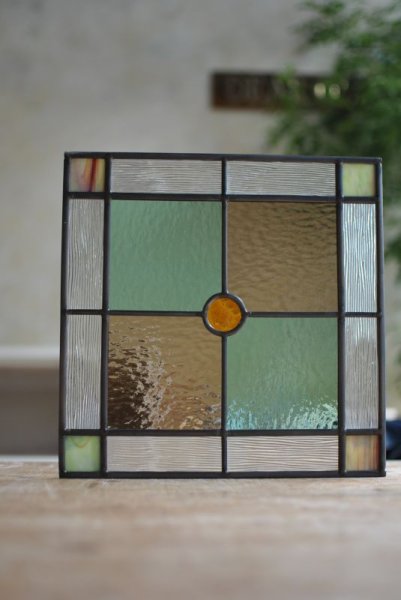 画像4: ステンドグラス 琥珀 (4)