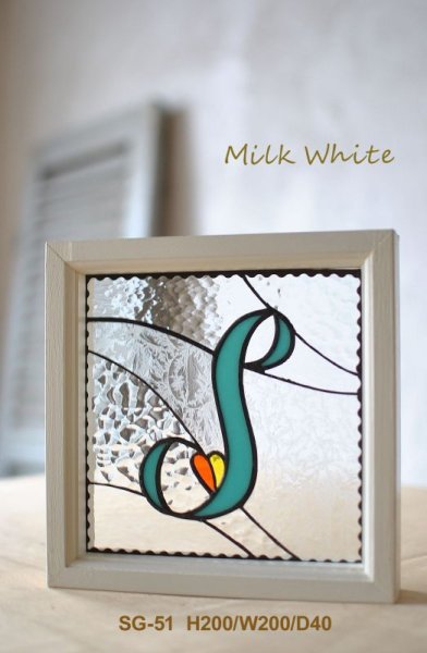 画像10: ステンドグラス イニシャル（アルファベット） (10)