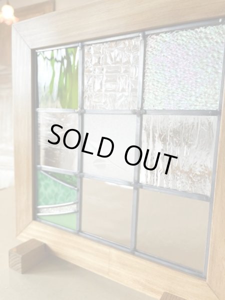 画像3: 昭和ガラスを使ったステンドグラス 【セール品】 (3)