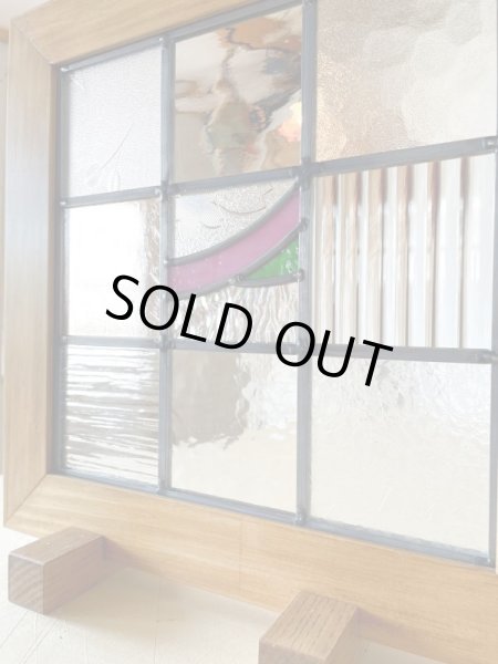 画像3: 昭和ガラスで作ったステンドグラス 【セール品】 (3)