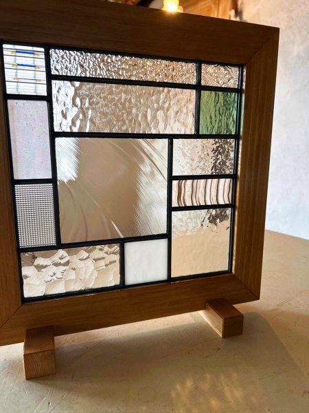 画像1: 撮影用に作ったステンドグラス 【セール品】 (1)