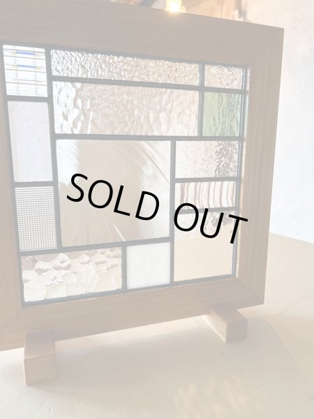 画像1: 撮影用に作ったステンドグラス 【セール品】 (1)