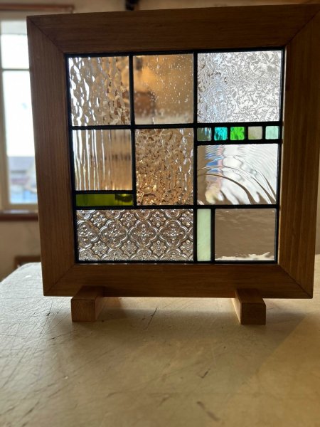 画像1: 撮影用に作ったステンドグラス 【セール品】 (1)