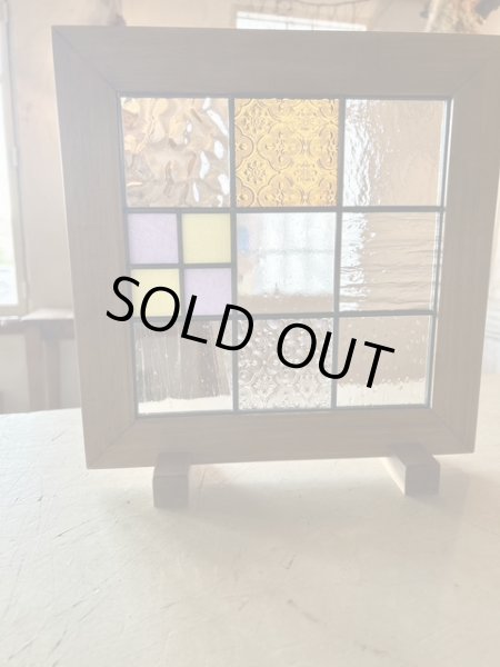 画像1: 撮影用に作ったステンドグラス 【セール品】 (1)