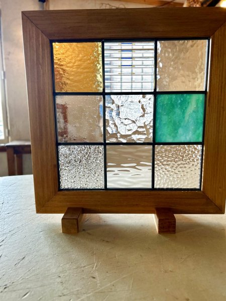 画像1: 撮影用に作ったステンドグラス 【セール品】 (1)