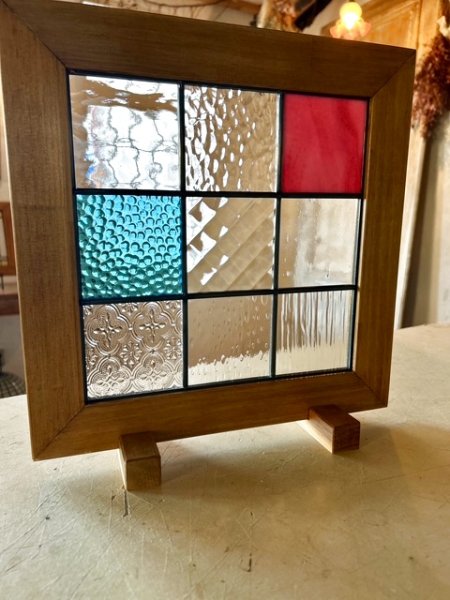 画像2: 撮影用に作ったステンドグラス 【セール品】 (2)