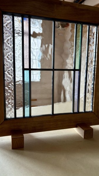 画像1: 撮影用に作ったステンドグラス 【セール品】 (1)