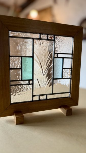 画像1: 撮影用に作ったステンドグラス 【セール品】 (1)