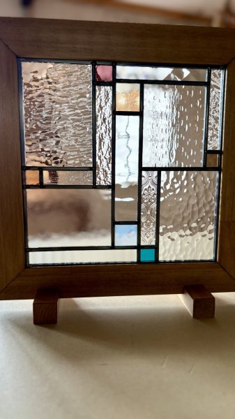 画像1: 撮影用に作ったステンドグラス 【セール品】 (1)