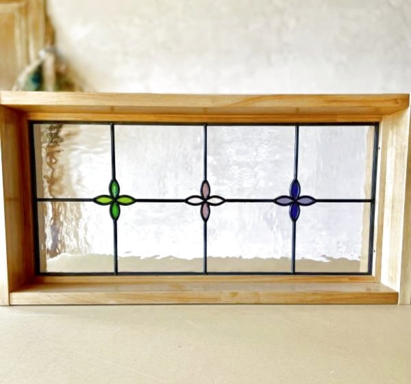 画像4: FIX窓 ステンド花びら３連 （３色仕様） (4)