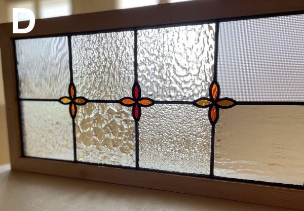 画像10: FIX窓 ステンド花びら３連 （２色仕様） (10)