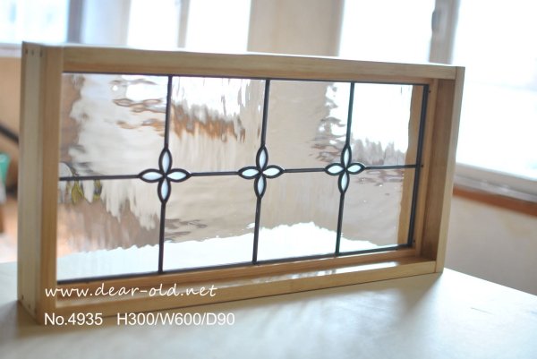 画像1: FIX窓 ステンド花びら３連 （１色仕様） (1)