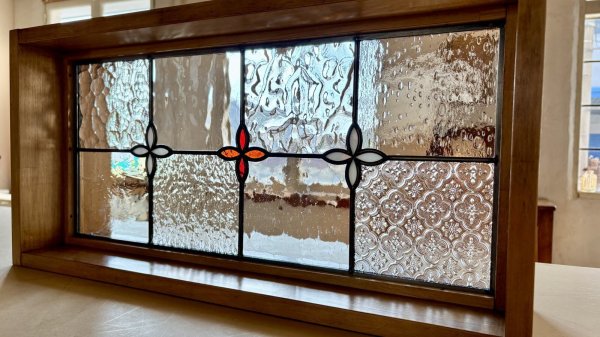 画像8: FIX窓 ステンドグラス STANDARD（チェリーレッド） (8)