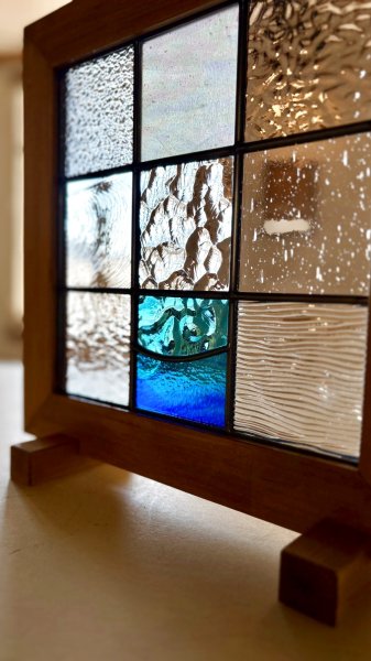 画像1: 撮影用に作ったステンドグラス 【セール品】 (1)