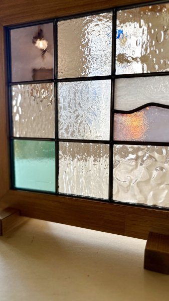 画像1: 撮影用に作ったステンドグラス 【セール品】 (1)