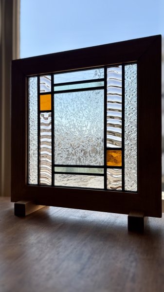 画像2: 撮影用に作ったステンドグラス 【セール品】 (2)