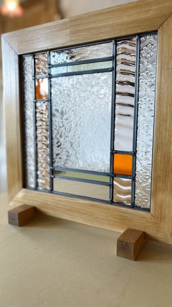 画像1: 撮影用に作ったステンドグラス 【セール品】 (1)