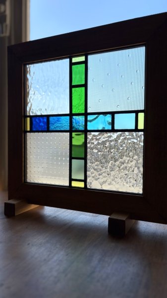 画像2: 撮影用に作ったステンドグラス 【セール品】 (2)