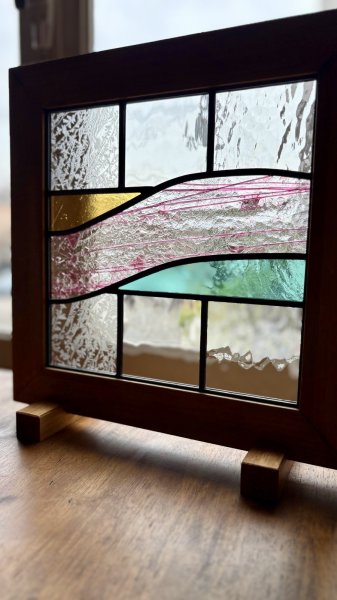 画像2: 撮影用に作ったステンドグラス 【セール品】 (2)