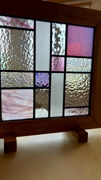 画像1: 撮影用に作ったステンドグラス 【セール品】 (1)