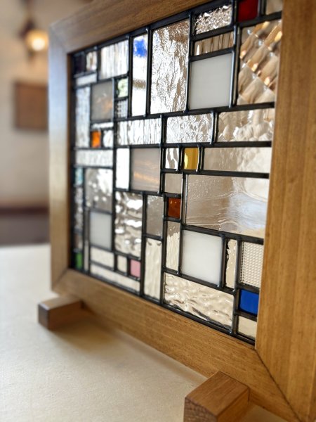 画像2: 撮影用に作ったステンドグラス 【セール品】 (2)
